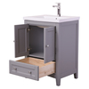 Elegant Decor Single Bathroom Vanity Set In Medium Grey Finish VF-2002